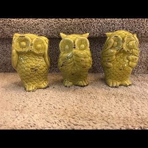 Ceramic owls